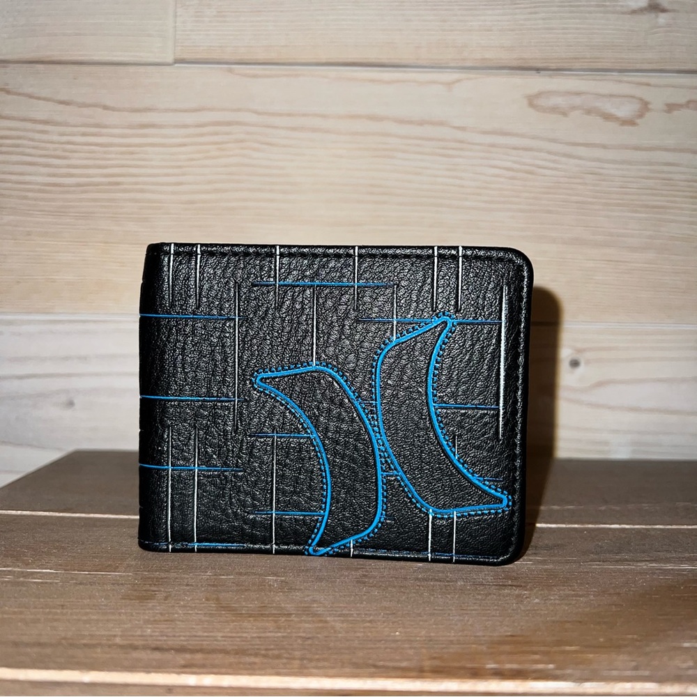 Hurley leather bifold wallet.
